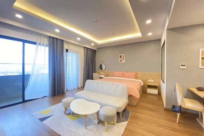 FLC Sea Tower Quy Nhơn căn hộ studio 1 Bed Room ( King bed 1m8)