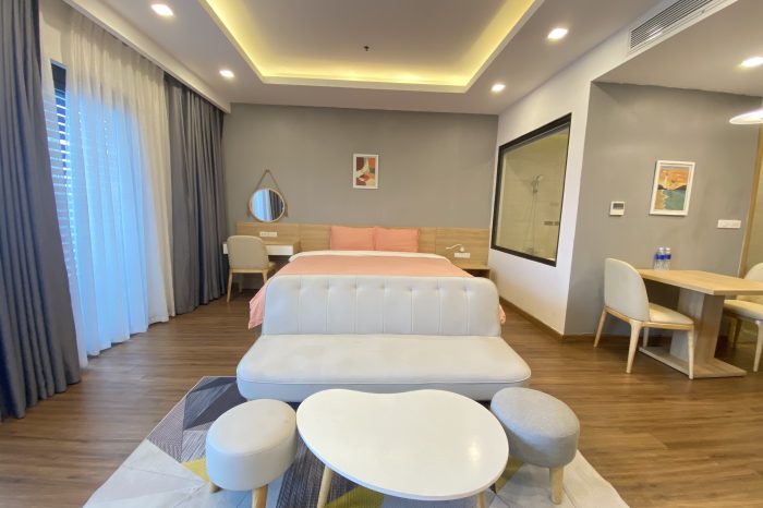 FLC Sea Tower Quy Nhơn căn hộ studio 1 Bed Room ( King bed 1m8)