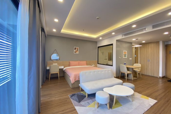 FLC Sea Tower Quy Nhơn căn hộ studio 1 Bed Room ( King bed 1m8)